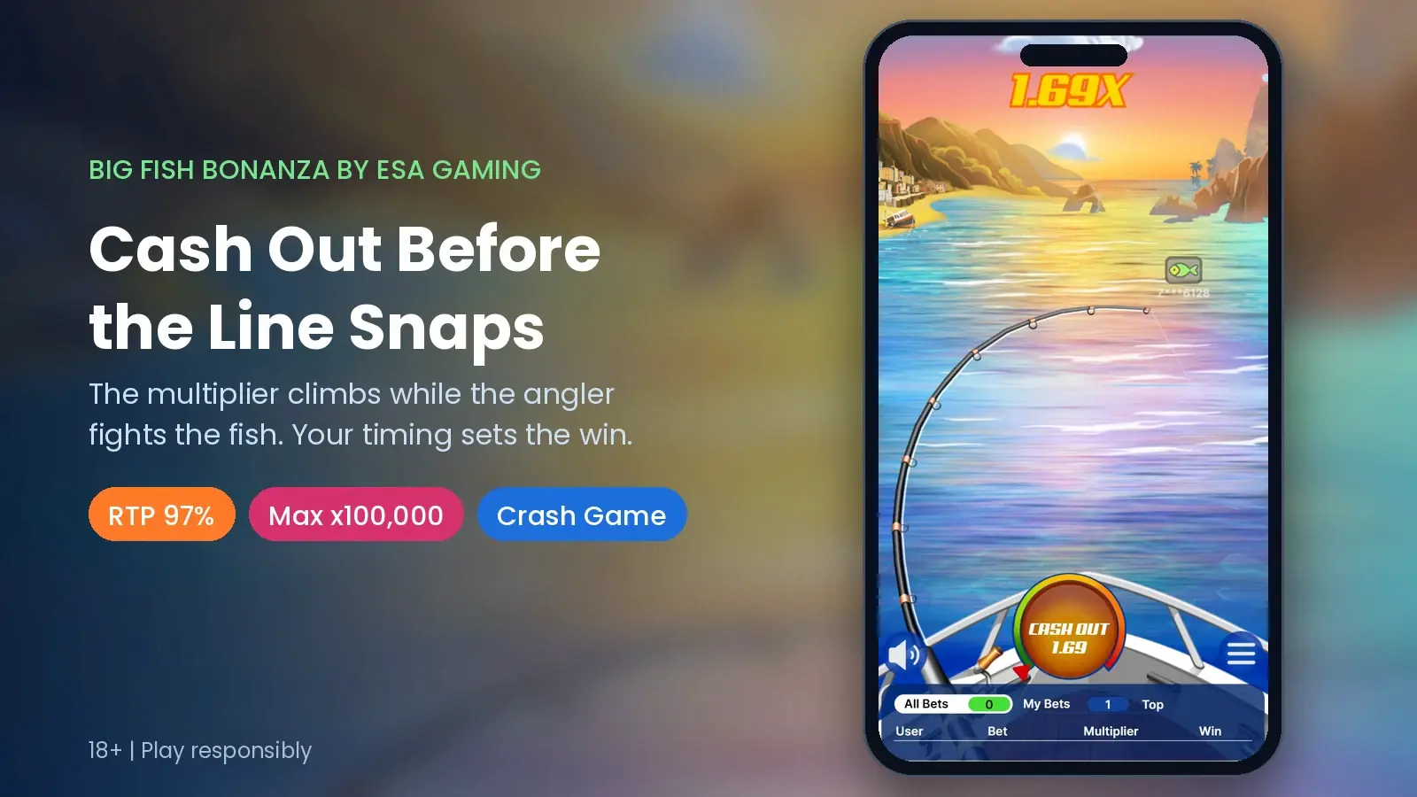 Big Fish Bonanza auto cash out settings