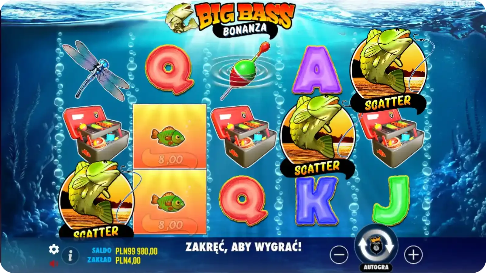 Darmowe spiny w Big Bass Bonanza