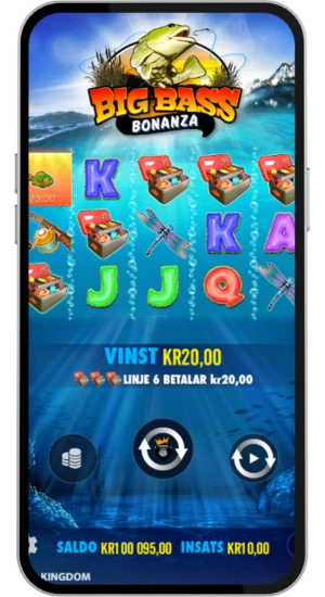 Fiskvinst 20 kr visas