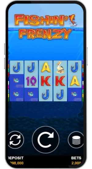 Hjullayout och stil i Fishin' Frenzy slotspel