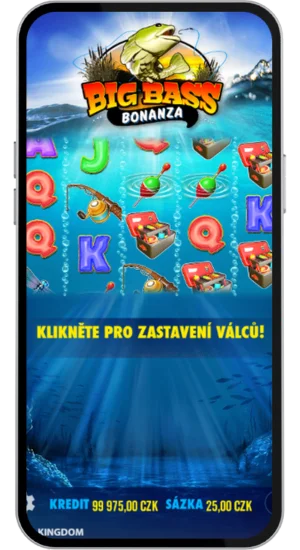 Otočení automatu Big Bass Bonanza