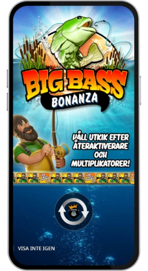 Startskärm med retriggers tips