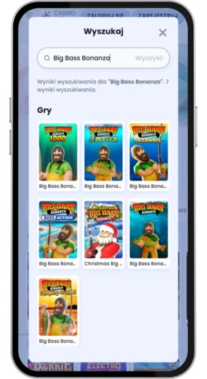 Wyszukiwanie gry Big Bass Bonanza