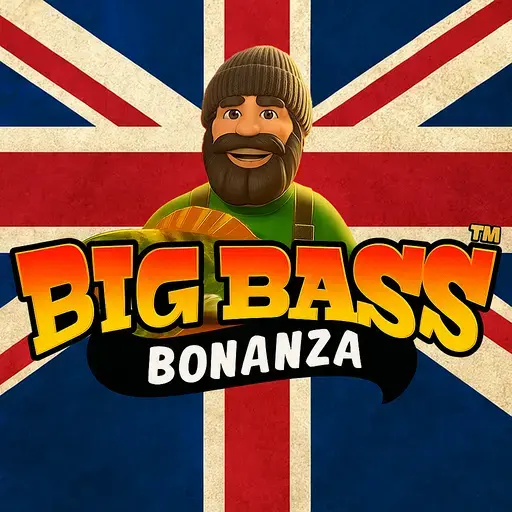 Game logo with the UK flag in the background